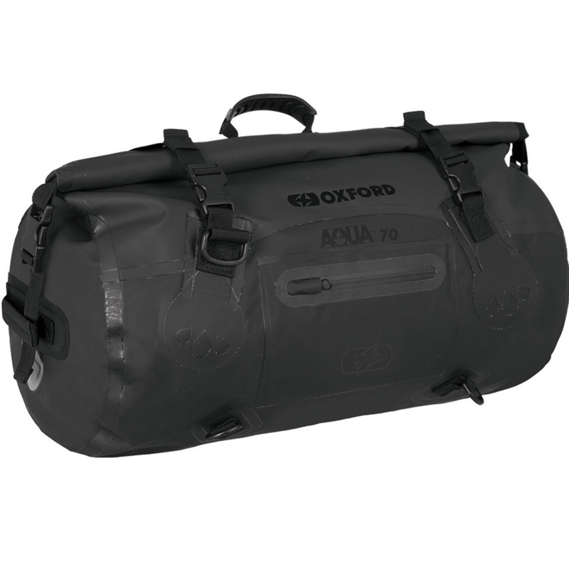 Чанта Oxford Aqua T-70 Roll Bag 70 л, черна, водоустойчива
