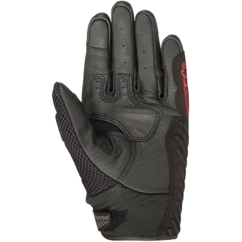Мото ръкавици Alpinestars SMX-1 AIR 2, черно-флуоресцентно червени