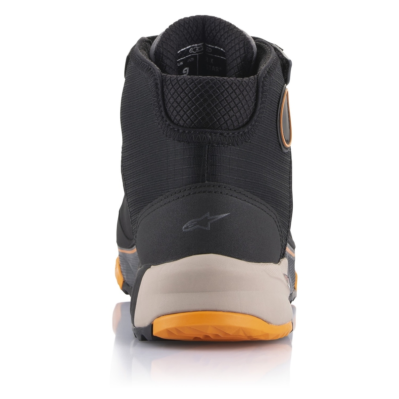 Мотоциклетни ботуши Alpinestars CR-X Drystar черно-кафяво-оранжеви