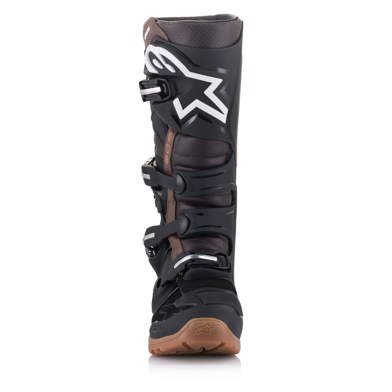 Мотоциклетни ботуши Alpinestars Tech 7 Enduro, черно-тъмнокафяви