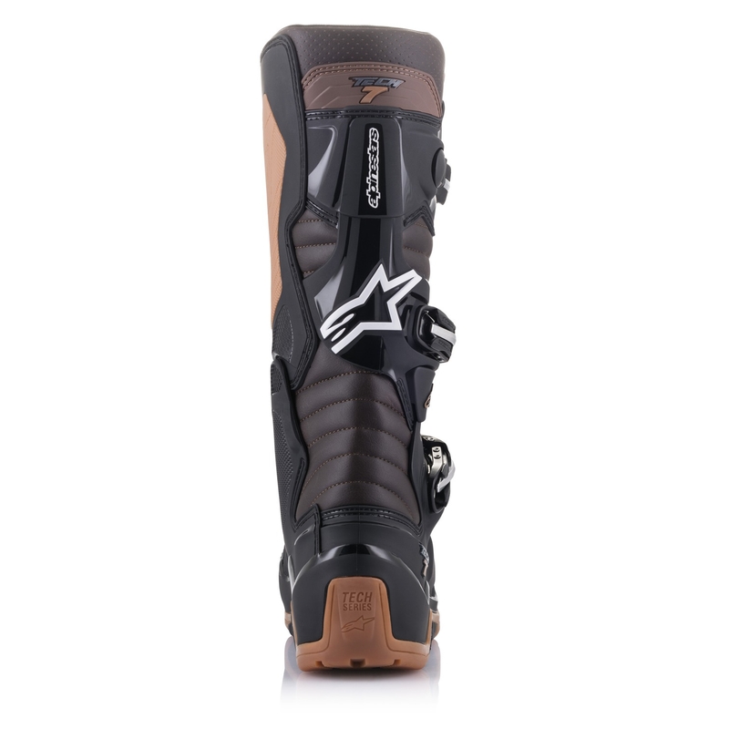 Мотоциклетни ботуши Alpinestars Tech 7 Enduro, черно-тъмнокафяви