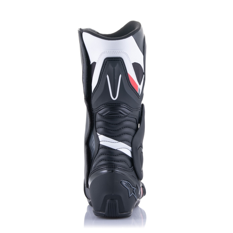 Мотоциклетни ботуши Alpinestars S-MX 6 черно-бяло-сиво-червено