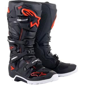Мотоциклетни ботуши Мотоциклетни ботуши Alpinestars Tech 7 Enduro черно-червено флуоресцентно-бялоTech 7 Enduro черно-червено флуоресцентно-бяло