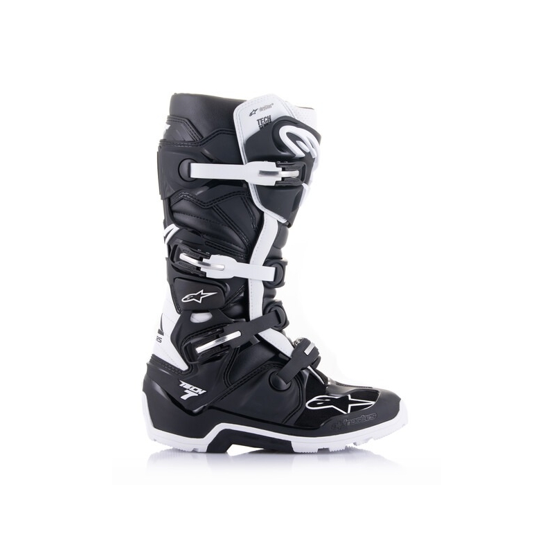 Мотоциклетни ботуши Alpinestars Tech 7 Enduro Drystar черно-бели