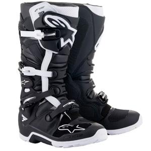 Мотоциклетни ботуши Alpinestars Tech 7 Enduro Drystar черно-бели