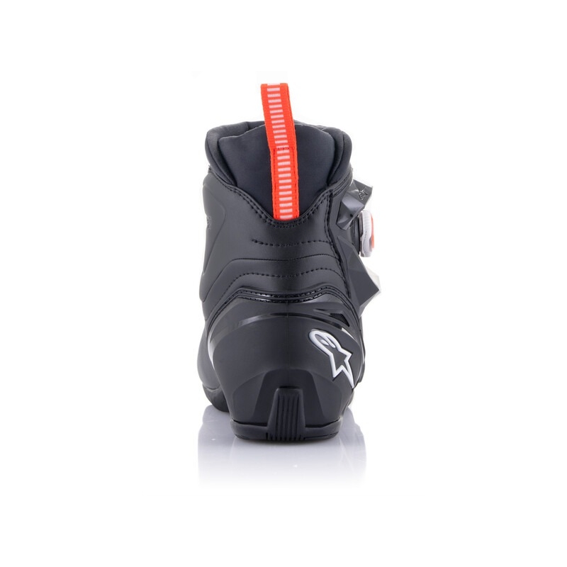 Мотоциклетни ботуши Alpinestars SP-2 черно-бяло-флуоресцентно червено