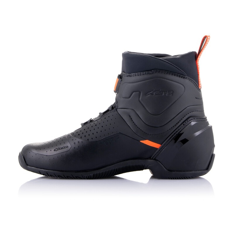 Мотоциклетни ботуши Alpinestars SP-2 черно-бяло-флуоресцентно червено