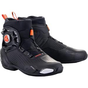 Мотоциклетни ботуши Alpinestars SP-2 черно-бяло-флуоресцентно червено