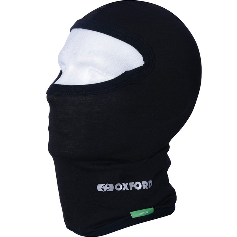 Качулка за мотоциклет Oxford Balaclava, памучна, черна