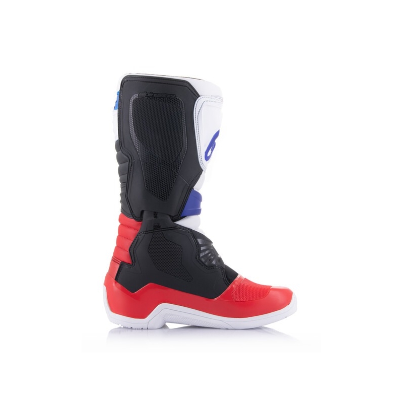 Мотокрос ботуши Alpinestars TECH 3 бяло-черно-синьо-червено
