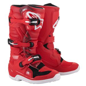 Детски мотоциклетни ботуши Alpinestars Tech 7 S, червени