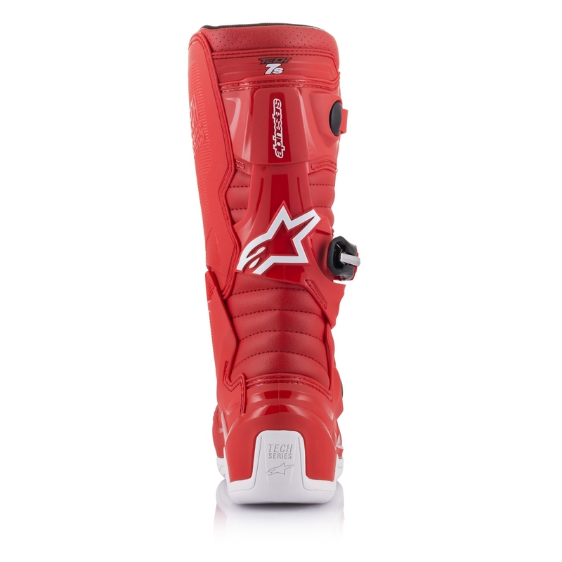 Детски мотоциклетни ботуши Alpinestars Tech 7 S, червени