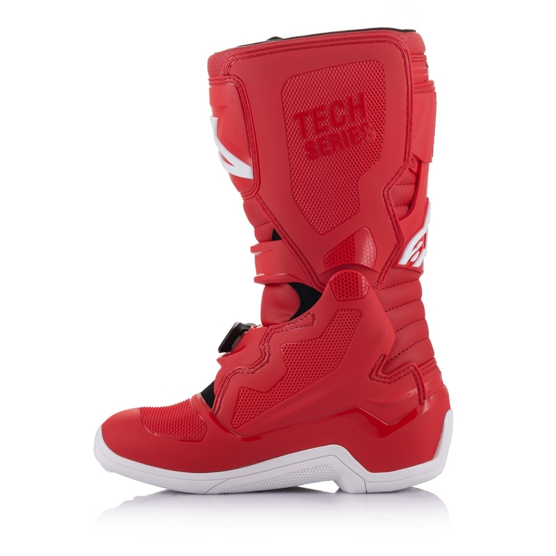 Детски мотоциклетни ботуши Alpinestars Tech 7 S, червени