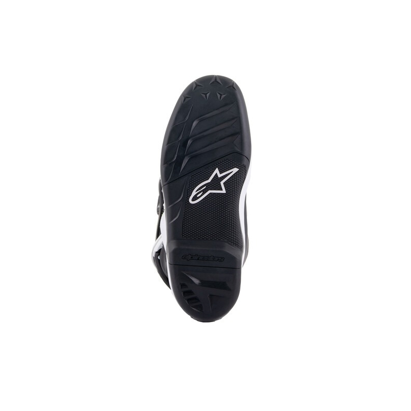 Детски мотоциклетни ботуши Alpinestars Tech 7 S, черно-бяло-флуоресцентно жълто-синьо