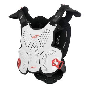 Протектор за тяло Alpinestars A-1 Roost Guard CE2 бяло-черно-червен