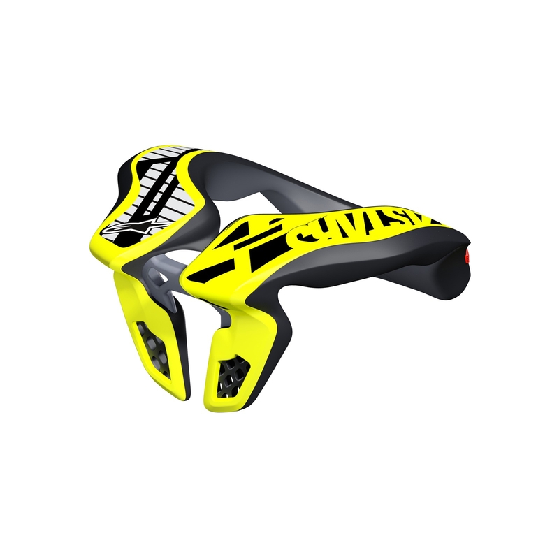 Детски протектор за врата Alpinestars Neck Support Youth, флуоресцентно жълт/черен