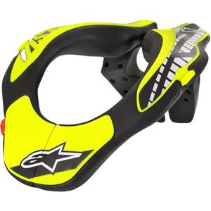 Детски протектор за врата Alpinestars Neck Support Youth, флуоресцентно жълт/черен
