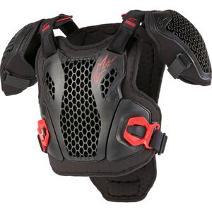 Протектор за гърди Alpinestars Bionic Action Youth, черно-червен