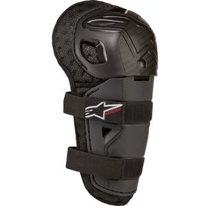 Детски наколенки Alpinestars Bionic Kickstart, черно-червени