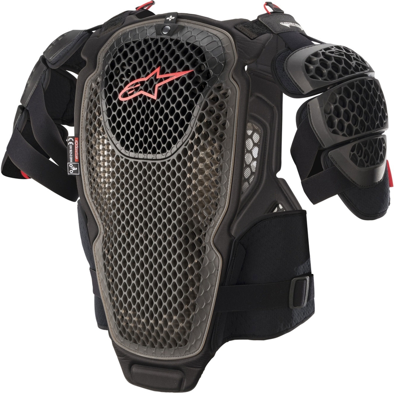Протектор за тяло Alpinestars A-6 черно-антрацитно-червено