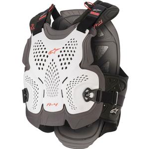 Протектор за гърди Alpinestars A-4 MAX бяло-антрацитно-червено