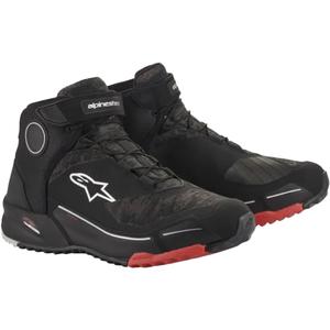 Мотоциклетни ботуши Alpinestars CR-X Drystar черно-червено камуфлажно