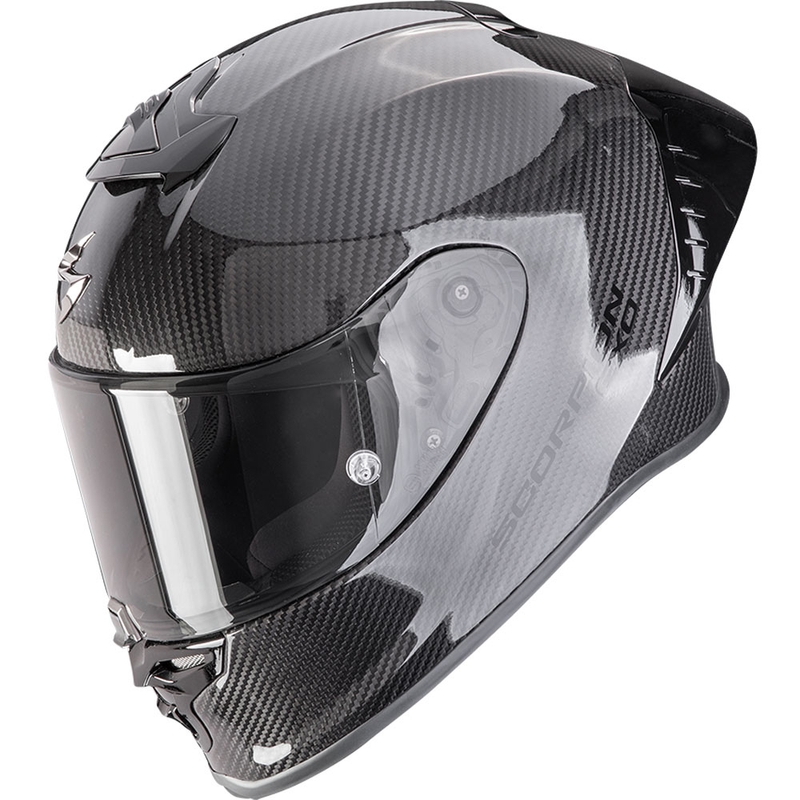 Мотоциклетна каска Scorpion EXO-R1 EVO II Carbon Air Solid, черна