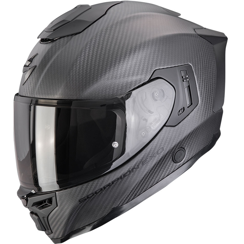 Scorpion EXO-1500 Carbon Air Solid Мотоциклетна каска с пълно лице, матово черна