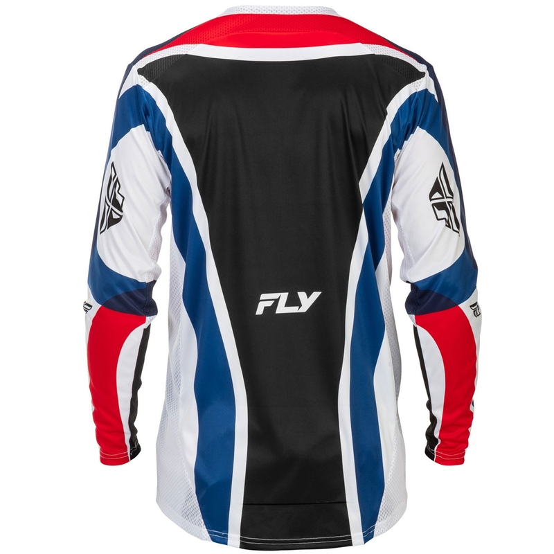 FLY Racing Lite USA мотокрос фланелка червено-бяло-синьо