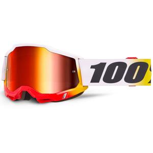 Мотокрос очила 100% Accuri 2 TORKEN с червен плексиглас