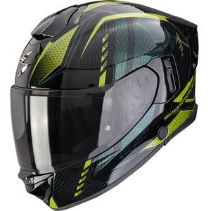 Scorpion EXO-530 Air Theras каска за мотоциклет с пълно лице, черно-зелена