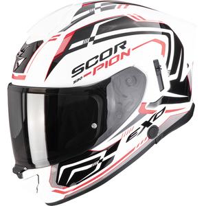 Scorpion EXO-530 Air Slope мотоциклетна каска с пълно лице, бяло-черно-червено