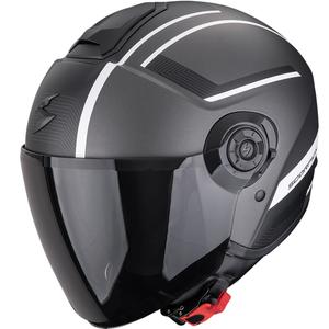 Scorpion EXO-CITY II Cosmos Отворена мотоциклетна каска, матово сребристо-бяла