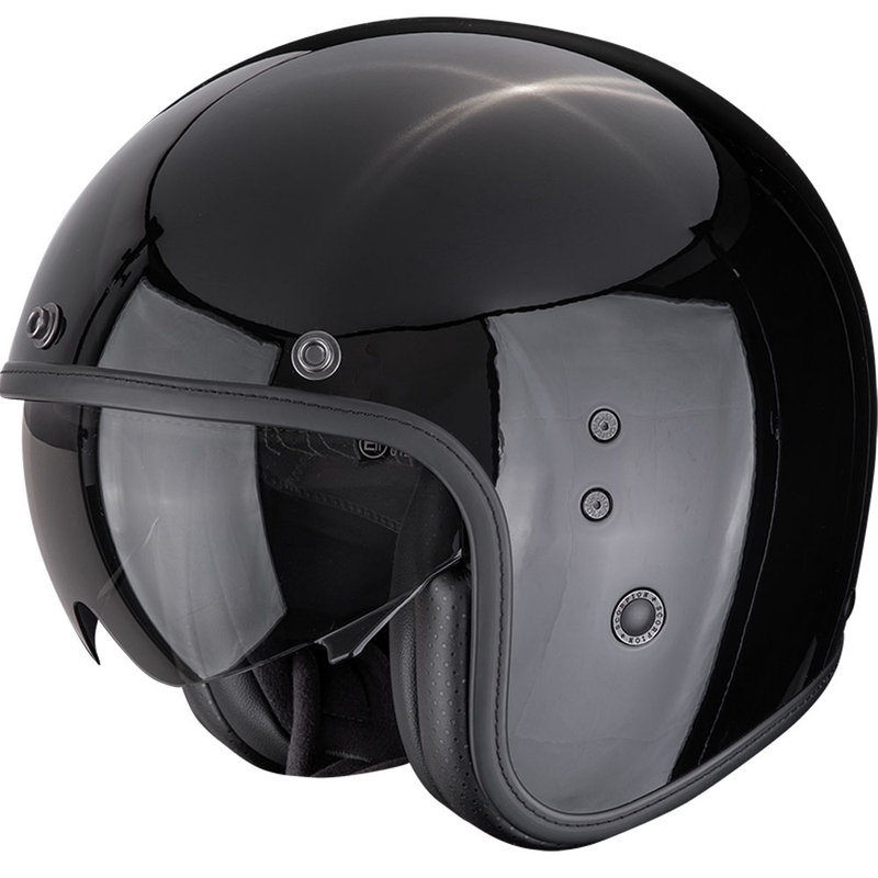 Каска за мотоциклет Scorpion Belfast EVO Solid с отворено лице, черна