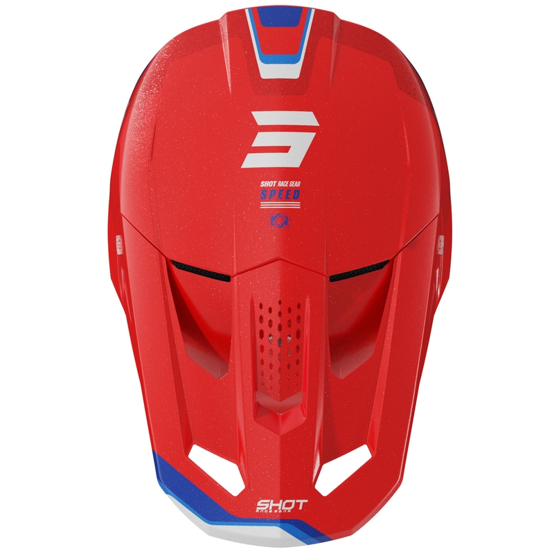 Мотокрос каска Shot Speed Atomic Pearl Red