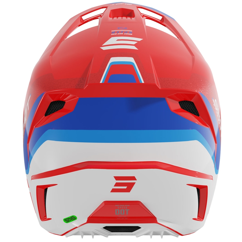 Мотокрос каска Shot Speed Atomic Pearl Red