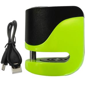 Заключване на дискова спирачка с аларма KOVIX KS6 зелено