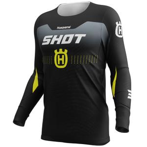 Shot Aerolite HVA 26 трико за мотокрос черно-сиво