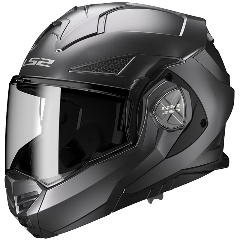 Мото каска с отваряне LS2 FF901 Advant X, плътен титанов мат
