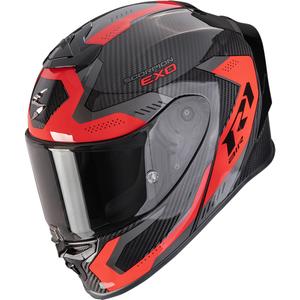 Мотоциклетна каска Scorpion EXO-R1 EVO II Carbon Air Propel, черно-червена