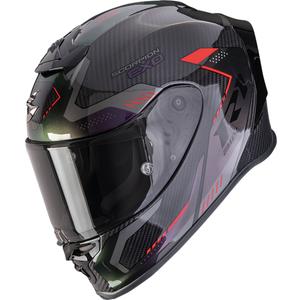 Мотоциклетна каска Scorpion EXO-R1 EVO II Carbon Air Propel, пълна с лице, черна, хамелеон
