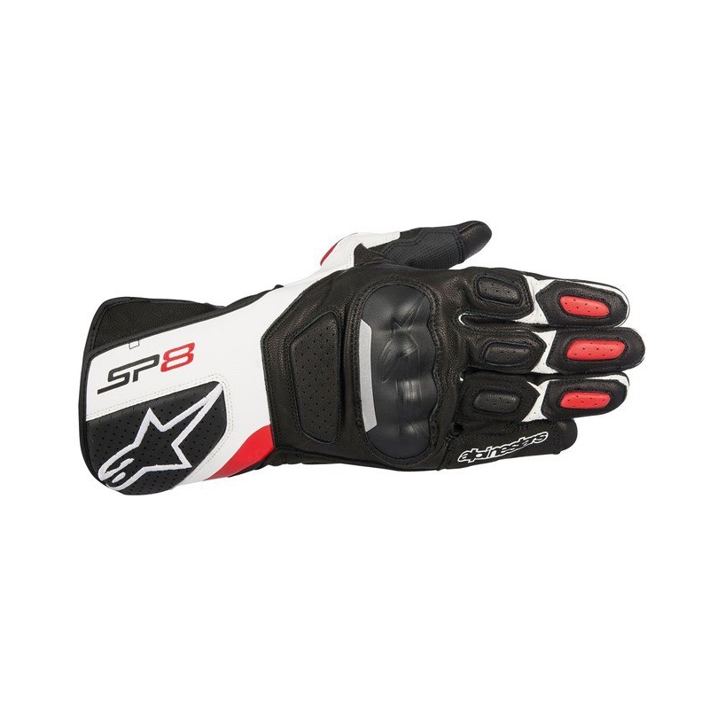 Rukavice Alpinestars SP-8 černo-bílo-červené