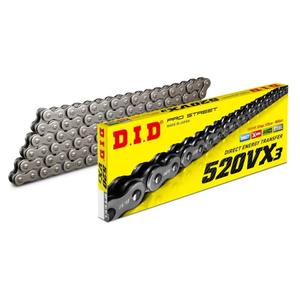 VX série X-Kroužkový řetěz D.I.D Chain 520VX3 126 L