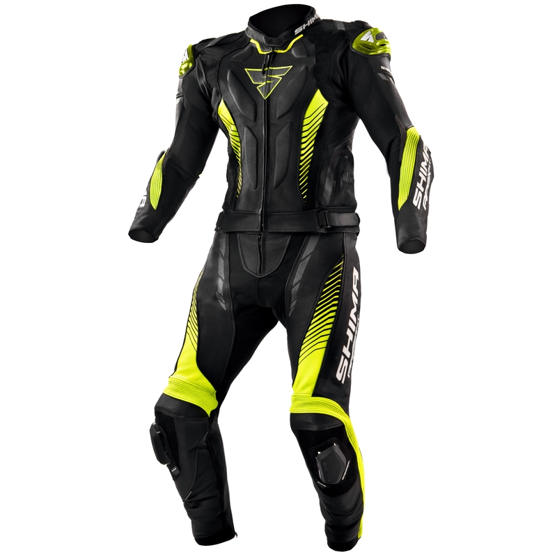 Shima Apex Black-Fluo Yellow Гащеризон за мотоциклети