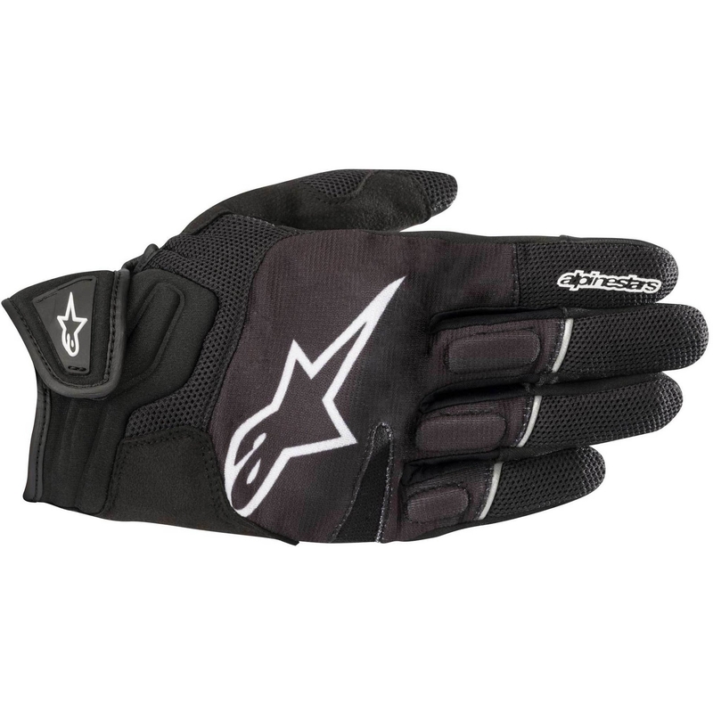 Alpinestars Atom мотоциклетни ръкавици черни и бели