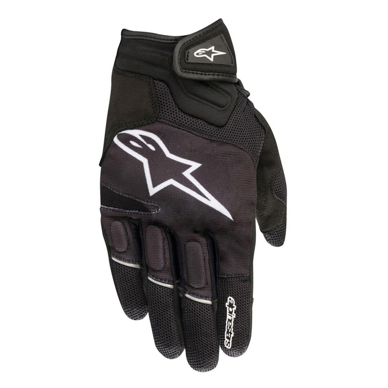 Alpinestars Atom мотоциклетни ръкавици черни и бели