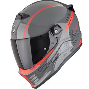 Scorpion Covert FX Danko каска за мотоциклет с пълно лице, сиво-червена