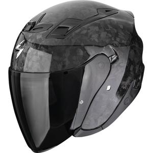 Мотоциклетна каска Scorpion EXO-Z1 Carbon Onyx Solid с отворена повърхност, черна