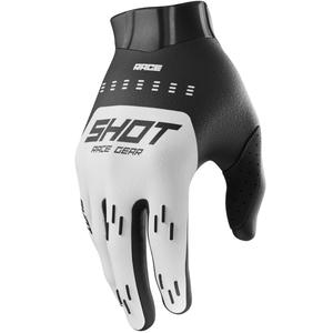 Мотокрос ръкавици Shot Race Evo бели