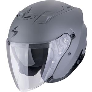 Scorpion EXO-Z1 SOLID каска за мотоциклет с отворено лице, матово циментово сиво